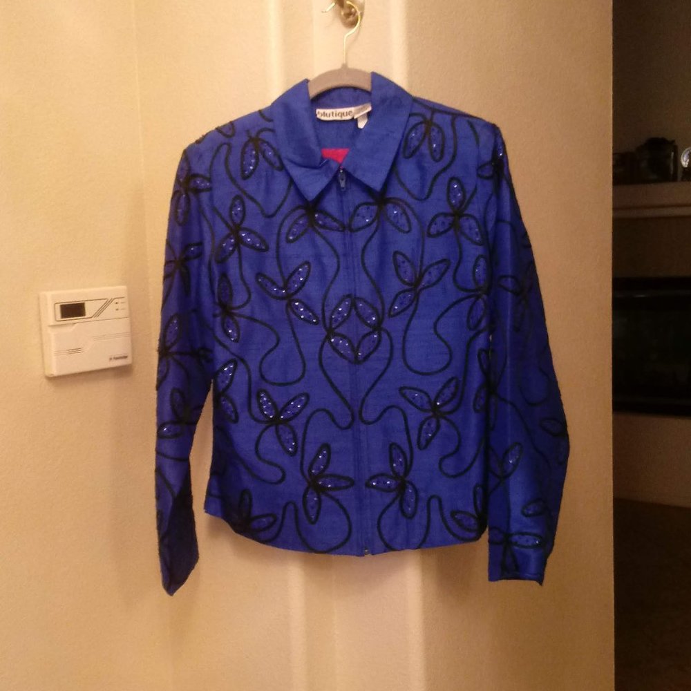 Blutique 100% Silk Jacket